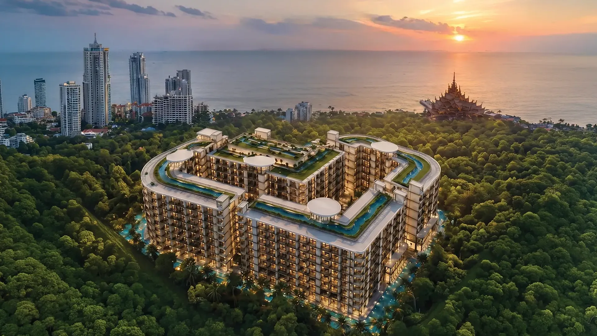 Love It Wongamat Beach condominium exterior