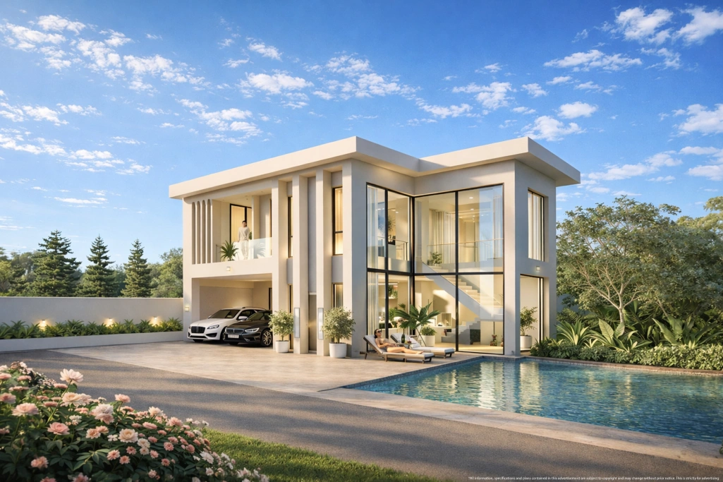 Lumina Luxury Pool Villa exterior, Pattaya