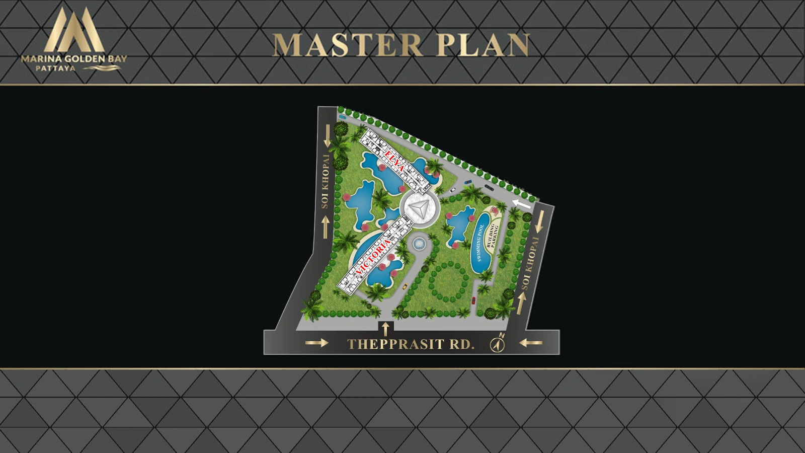 Marina Golden Bay Pattaya master plan