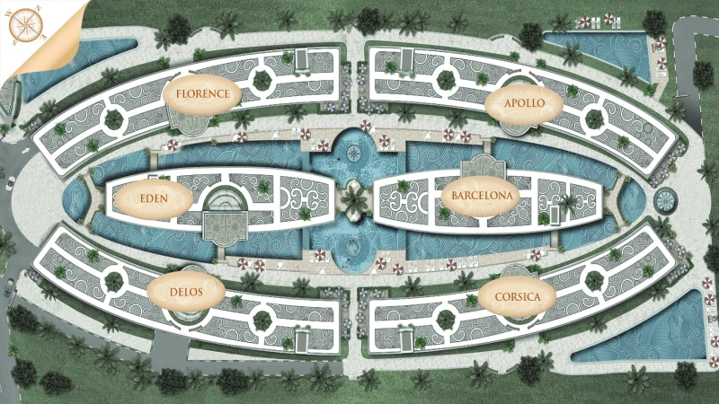 City Garden Olympus Pattaya master plan